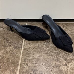 Elegant Black Women's Mules